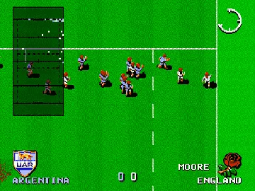 International Rugby (Europe) screen shot game playing